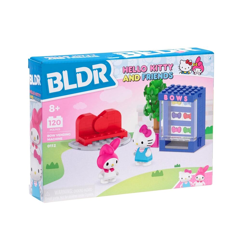 BLDR Hello Kitty and Friends Bow Vending Machine Building Set #0112 120 Pieces